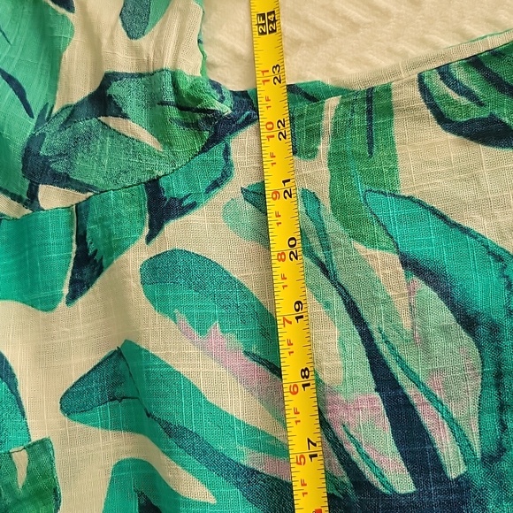 Blue Island Green Graphic Swim Coverup Size M NWT - Picture 11 of 12